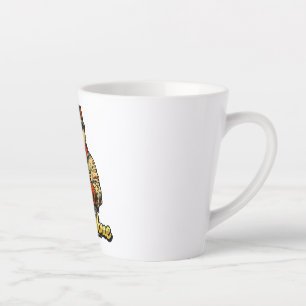 Latte Caneca de Café Personalizada de Gato Siamês Soldad