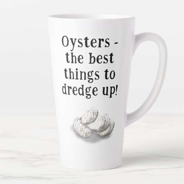 Latte Caneca de Café Personalizada de Ostreicultor (Direita)