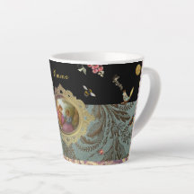 Caneca de Café Personalizada Rococó