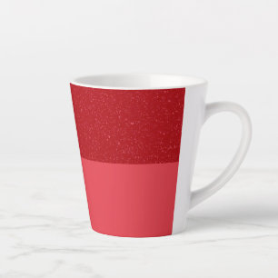 Latte Caneca de Café Personalizável Vermelha Tomate – Ac
