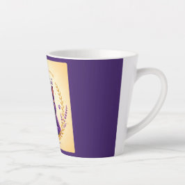 Latte Caneca de Café Professor Purr-Ple™ – Permaneça Cur