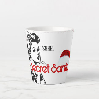 Latte Caneca de Café Secret Santa