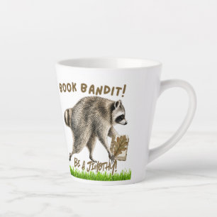 Latte Caneca de Café Seja um Amante de Livros Jimothy