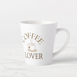 Latte Caneca de Presente para Amante de Café para Mamãe,