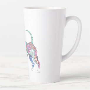 Latte Caneca Grande de Café com Chihuahua Vibrante