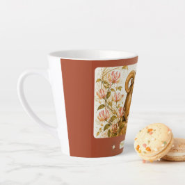 Latte Caneca Pequena de Café com Arte de Aries e Madress