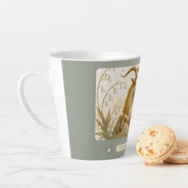 Latte Caneca Pequena de Café com Selo de Salomão de Capr