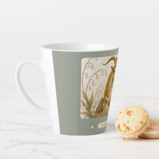 Latte Caneca Pequena de Café com Selo de Salomão de Capr