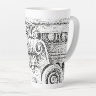 Latte CANOPEU E DART Caneca de Café com Leite Alta