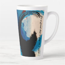 Cenas do Oceano em uma Onda Caneca de Café