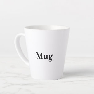 Latte Crie Sua Própria Caneca de Café Pequena Personaliz