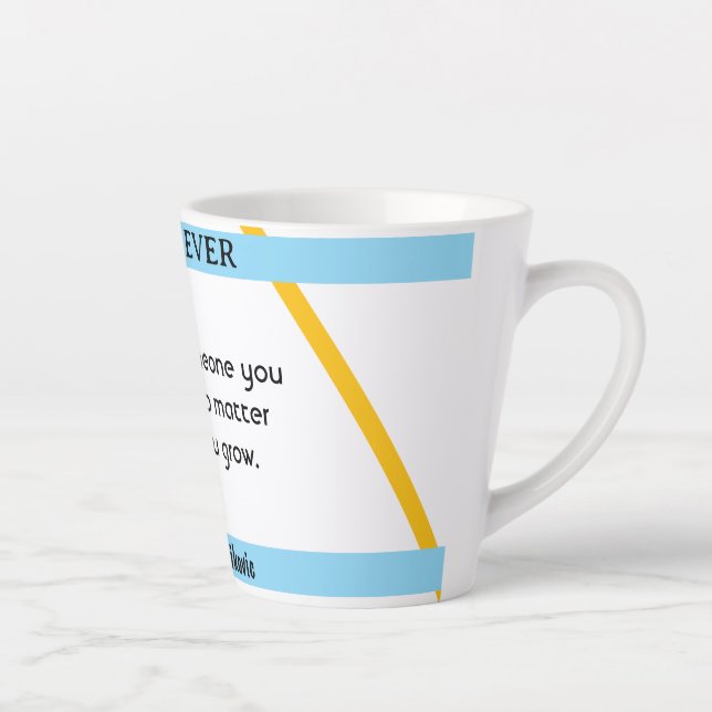 Latte Dia de os pais I Cotação 3 caneca de café (Direita)