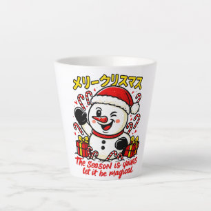 Latte Magnífico Natal Mágico Caneca de Café com Leite Ho