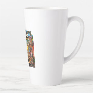 Latte Mercado de Pulgas de Anjuna — Caneca de Café Goa V