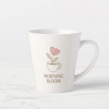 Morning Bloom | Caneca de Café Floral Estética 
