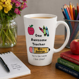 Latte Uma Caneca de Café Escolar Maravilhosa Por Um Prof
