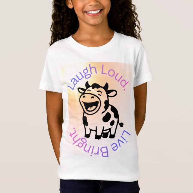 Laugh Loud, Live Bright T-Shirt (Frente)