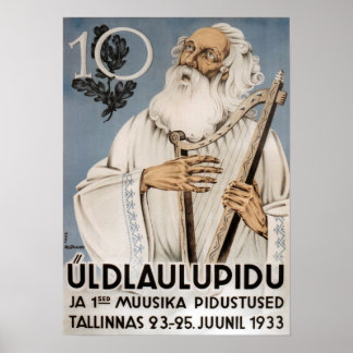 Laulupidu, Poster Vanamuine 1933