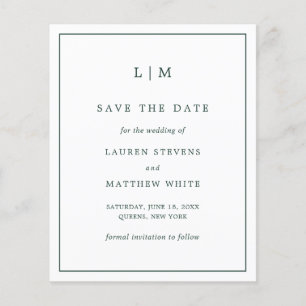 Lauren Forest Green Budget Casamento Salvem Data