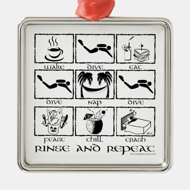 Lavagem e ornamento da repetição (Frente)