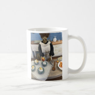 Lavagem tifóide de Mary sua caneca das mãos