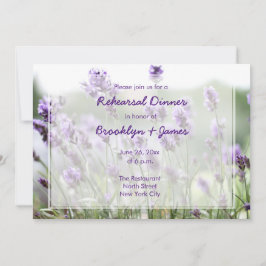 Lavanda Bohemian - Convites de ensaio de casamento