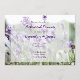 Lavanda Bohemian - Convites de ensaio de casamento