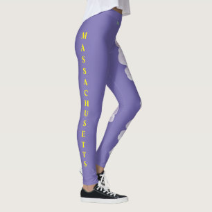 Lavanda das Leggings do Estado de Massachusetts Ma