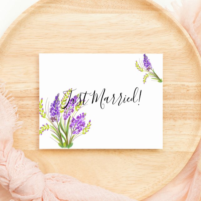 Lavanda de Aquarela do recem casados e Floral Verd (Criador carregado)