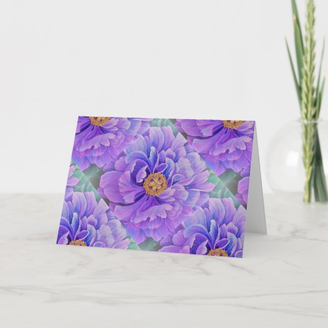 Lavanda de Cartão Saudável Peony (Frente)