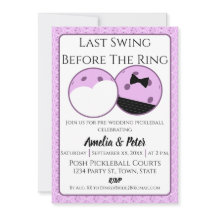 Lavanda de Convite de Fotografia de Pickleball Pré