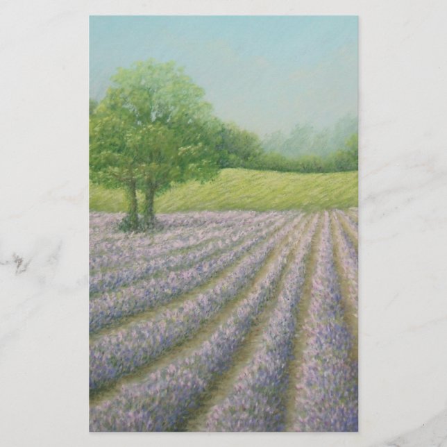 Lavanda de Mayfield em artigos de papelaria (Frente)