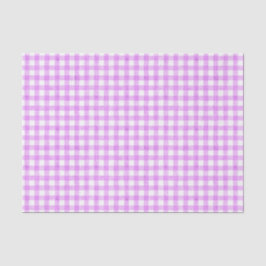 Lavanda de papel tecido Gingham com aquarela