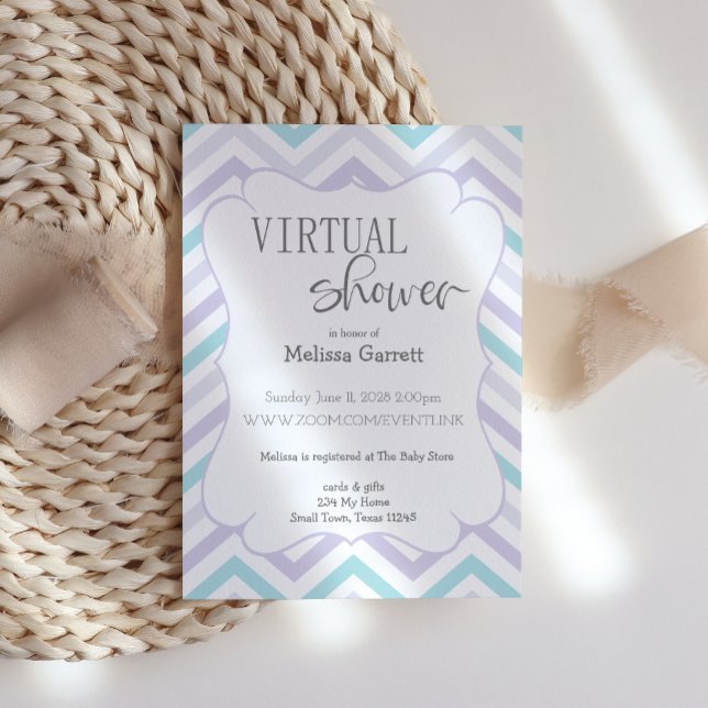 Lavanda de Pastel e Aqua Zig Baby Virtual Invi (Criador carregado)