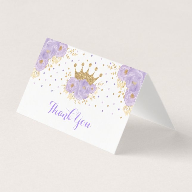 Lavanda Dourada Princesa Chá Obrigado (Frente)