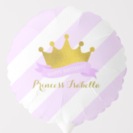 Lavanda e Dourada Tiara Princess Birthday
