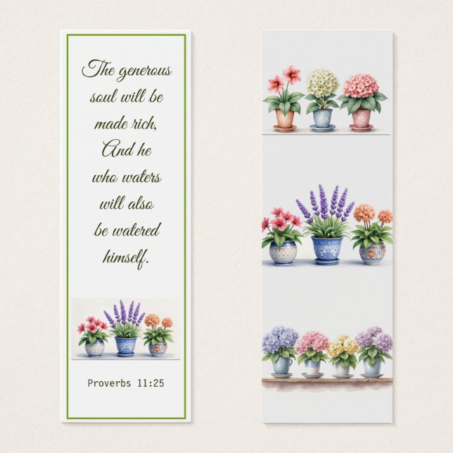 Lavanda Elegante de Hydrangea Rustic Bíblia Verso (Frente & Verso)
