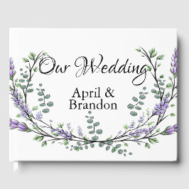 Lavanda Eucalyptus watercolor — livro convidado