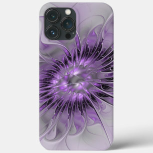 Lavanda Flor Sonho Moderno Abstrato de Arte Fracta