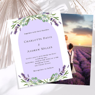 Lavanda floral Fotografia do arco orçamento roxo c