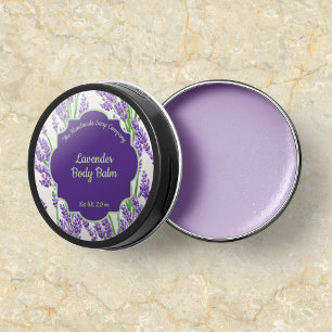 Lavanda Flores Sabão e Etiqueta de Cosméticos