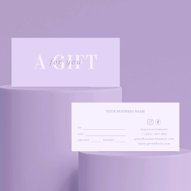 Lavanda Iac a presente para o certificado de belez (Criador carregado)