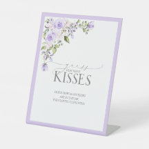 Lavanda Lilac Floral Elegante Quantos Beijos