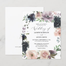 Lavanda, Marinho e Casamento Rosa Esmagado