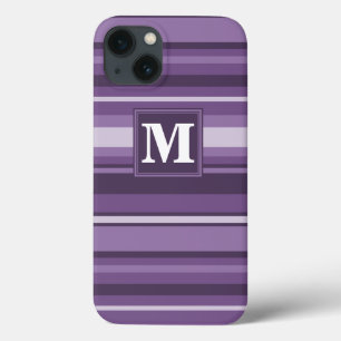 Lavanda monograma capas de iphone de gabinete
