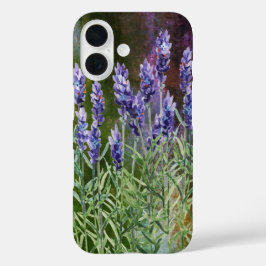 Lavanda pintada com aquarelas