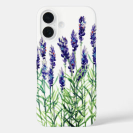 Lavanda pintada com aquarelas