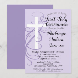 Lavanda Primeiro Santo Convite Comunitário