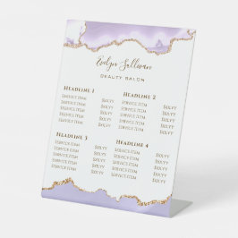 lavanda roxa Agate Beauon Salon Price List