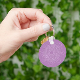 Lavanda Roxa de Chaveiro Roxo Mandala v2